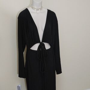 Elegant Black Maxi Dress